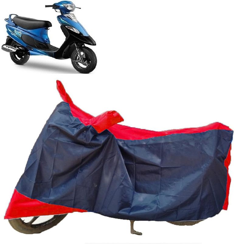 DIGGU Two Wheeler Cover for TVS  (Scooty Pep+, Multicolor)