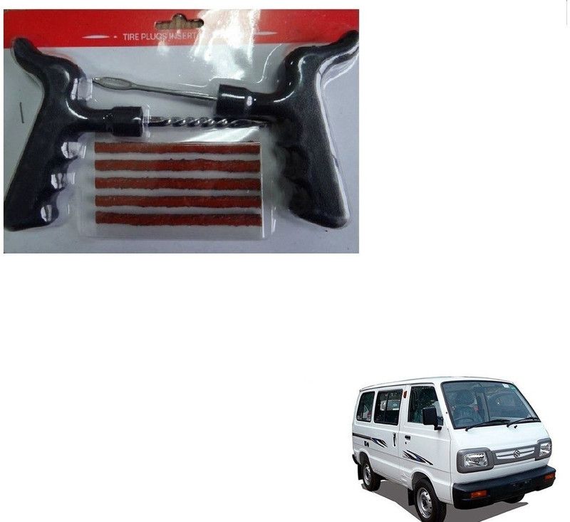 AuTO ADDiCT Car Tool Safety With 5 Strip Tubeless Tyre Puncture Repair Kit For Maruti Suzuki Omni Tubeless Tyre Puncture Repair Kit