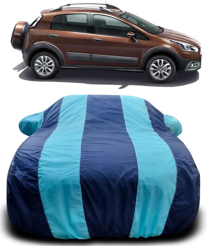 Genipap Car Cover For Fiat Avventura (With Mirror Pockets)  (Blue, Blue)