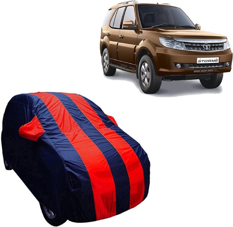 ABS AUTO TREND Car Cover For Tata Safari Storme (With Mirror Pockets)  (Blue, Red, For 2017, 2018, 2019, 2020 Models)