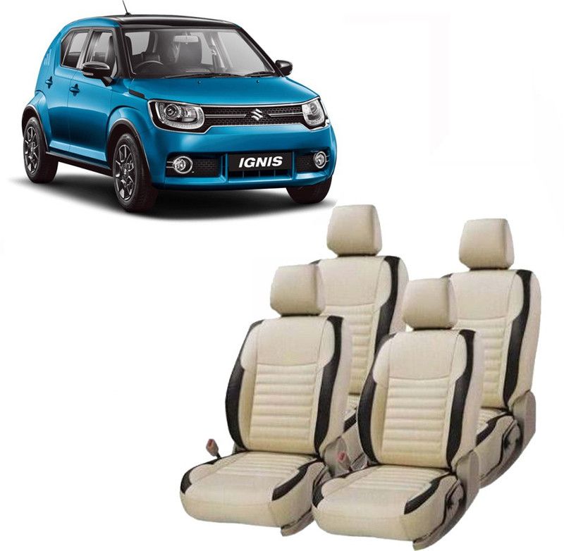 JMDi PU Leather Car Seat Cover For Maruti Ignis  (Detachable Head Rest, Mono Back Seat, Without Back Seat Arm Rest, 4 Seater, 2 Back Seat Head Rests)