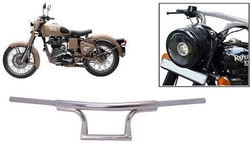 victrix SIDE CURVE HANDLE _CHROME15 Handle Bar  (Silver)