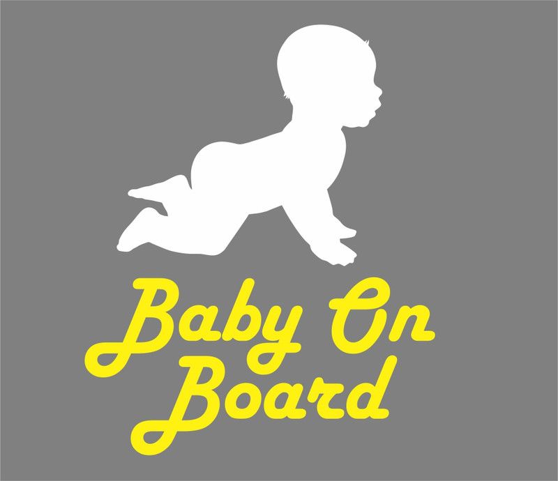 signEver Signs for Car & Bike  (Yellow, White, Grey)