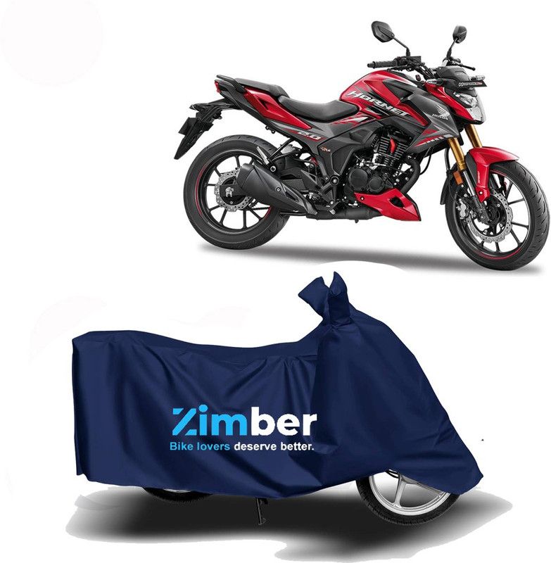 ZIMBER Two Wheeler Cover for Honda  (CB Hornet 160, Blue)