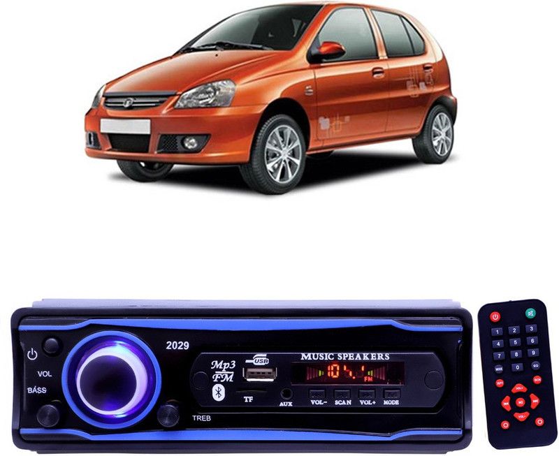 YUNEIK Blue Stereo-999 BLUETOOTH/USB/SD/AUX/FM/MP3 (BLUE & Black)Y-519 Car Stereo  (Single Din)