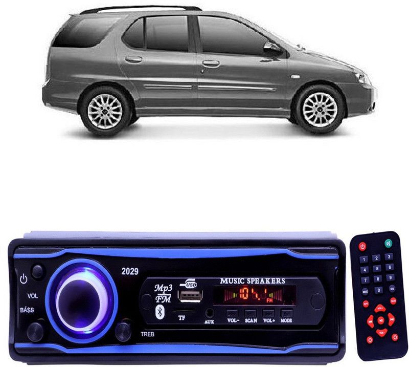 YUNEIK Blue 2029 USB/AUX/SD/BLUETOOTH/FM/MP3 BOOM MASTER STANDARD- Y 527 Car Stereo  (Single Din)