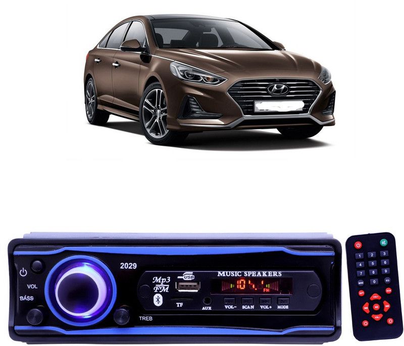 EverLand Blue 2029 USB/AUX/SD/BLUETOOTH/FM/MP3 BOOM MASTER STANDARD- E 199 Car Stereo  (Single Din)