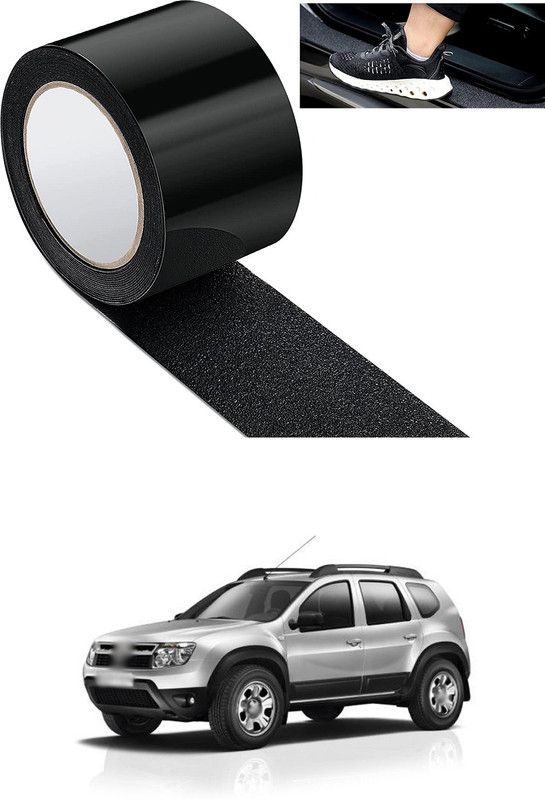 PRTEK Universal Car Door Edge Entry Guards Scratch Cover Door Sill Protector 5D Matt Black Paint Threshold Guard Car Bumper Door Guard Hood Sticker Protection Strip for Most Cars a194 Car Beading Roll For Window, Bumper, Door  (5 m)