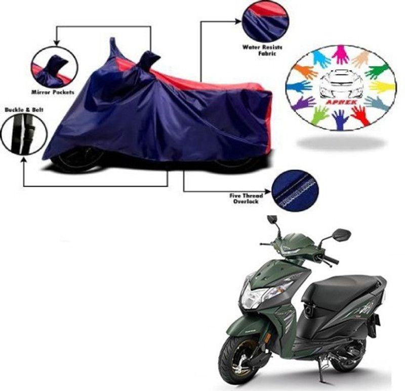 APNEK Waterproof Two Wheeler Cover for Honda  (Dio, Blue, Red)