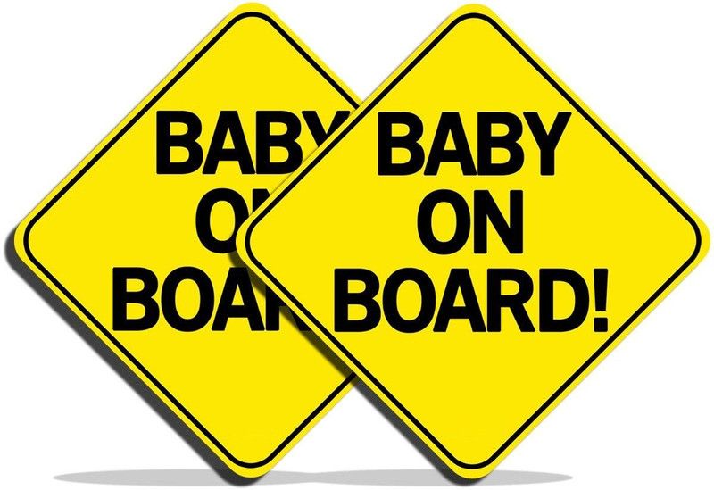 marvellous Sticker & Decal for Car  (Yellow, Black)