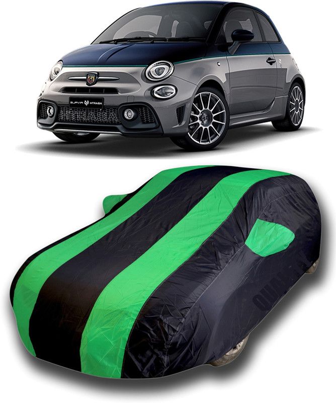 siddharth fashion Car Cover For Fiat Abarth (With Mirror Pockets)  (Multicolor)