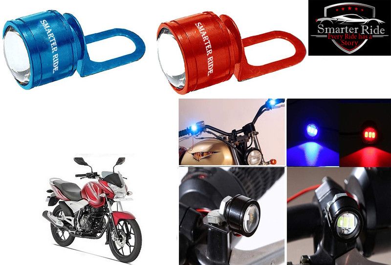 SMARTER RIDE Led Strobe Warning Brake Light for Bajaj Discover 125ST License Plate Light, Brake Light, Tail Light Motorbike LED for Bajaj (12 V, 4 W)  (Universal For Bike, Pack of 2)