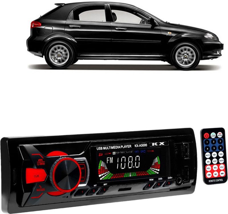JBRIDERZ Boom Master A3000 with AUX/Bluetooth/USB/ MP3 E 85 Car Stereo  (Single Din)