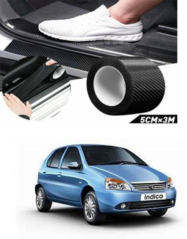 FKOK Plastic Car Door Guard  (Black, Pack of 1, Tata, Universal For Car)