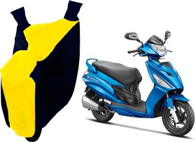 Human Plus Two Wheeler Cover for Hero  (Maestro Edge, Yellow, Blue)