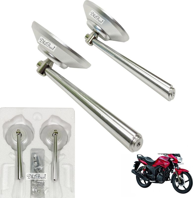 Dhe Best Manual Rear View Mirror For Hero Hunk  (Right)