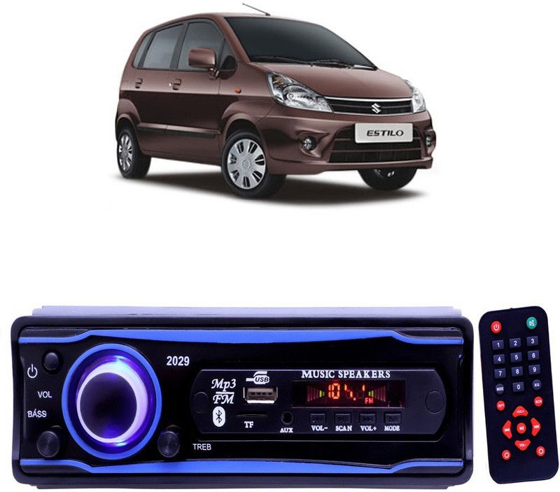Purpleheart Blue 2029 USB/AUX/SD/BLUETOOTH/FM/MP3 BOOM MASTER STANDARD- P357 Car Stereo  (Single Din)
