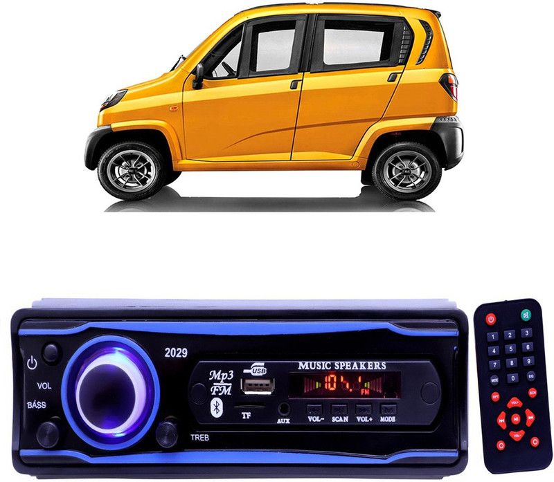 Purpleheart Blue 2029 USB/AUX/SD/BLUETOOTH/FM/MP3 BOOM MASTER STANDARD- P35 Car Stereo  (Single Din)