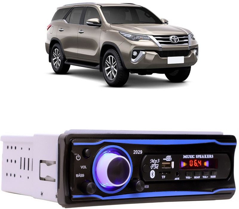 Bluedrum Blue Stereo-999 BLUETOOTH/USB/SD/AUX/FM/MP3 (BLUE & Black)-577 Car Stereo  (Single Din)