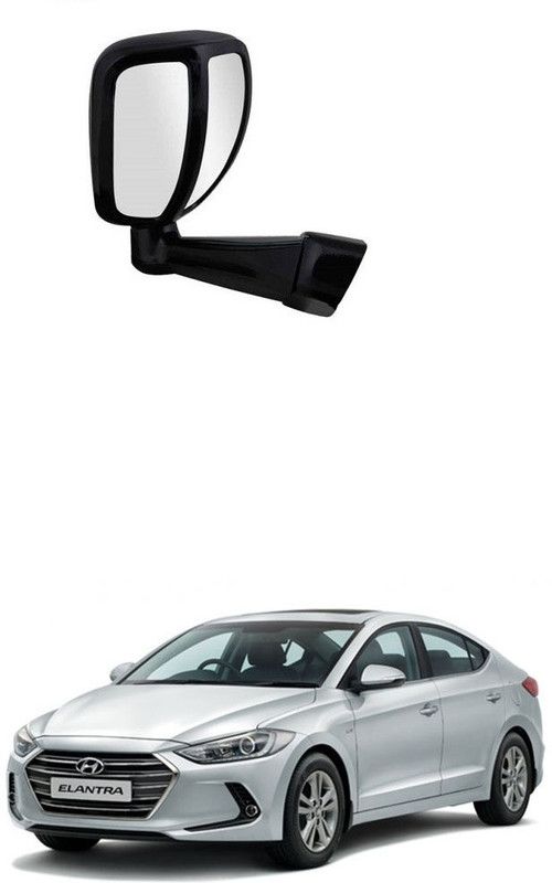 PRTEK Manual Remote Rear View Mirror For Hyundai Elantra  (Center)
