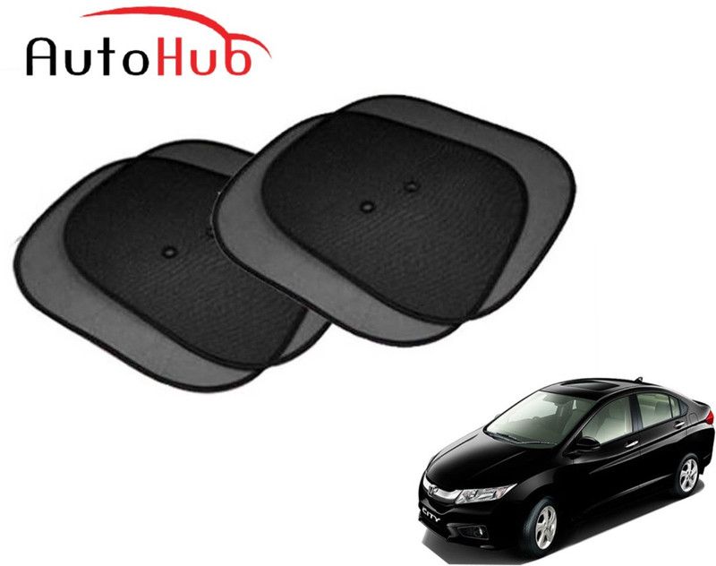 Auto Hub Side Window Sun Shade For Honda City  (Black)