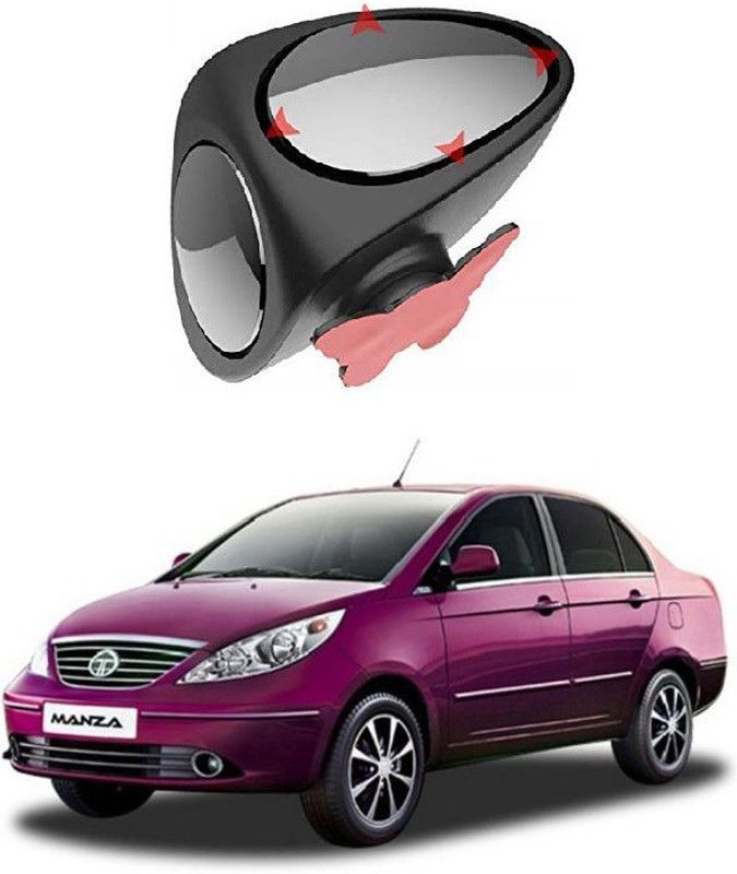 PRTEK Manual Dual Mirror For Tata Manza  (Right)