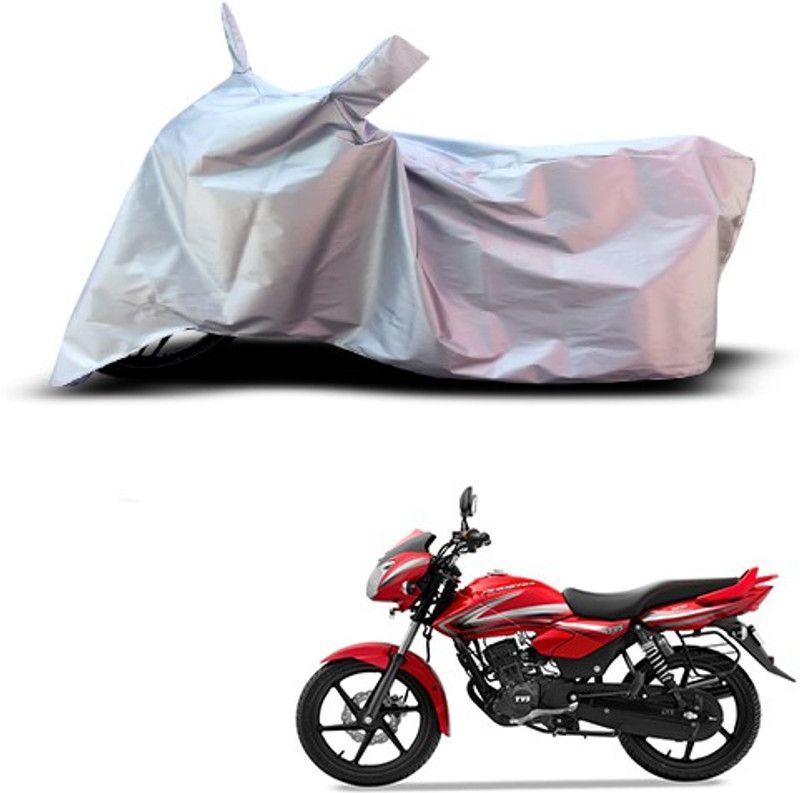 APNEK Waterproof Two Wheeler Cover for TVS  (Pheonix, Silver)