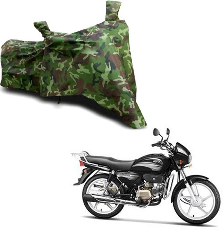 APNEK Waterproof Two Wheeler Cover for Hero  (Splendor Plus, Multicolor)