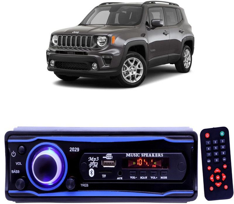 Genipap Blue 2029 USB/AUX/SD/BLUETOOTH/FM/MP3 BOOM MASTER STANDARD- G 225 Car Stereo  (Single Din)