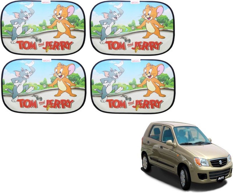 MOCKHE Side Window Sun Shade For Maruti Suzuki Alto  (Multicolor)
