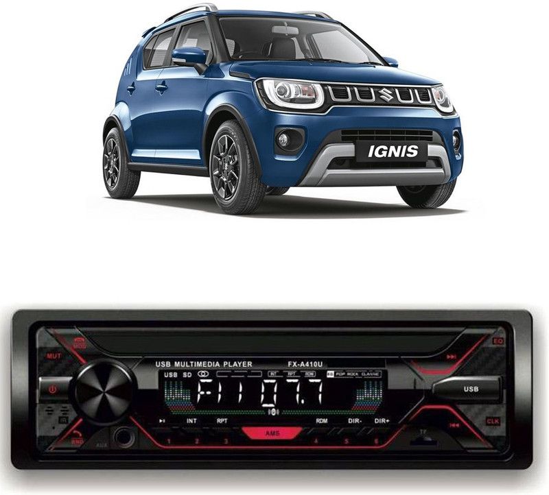 Genipap Car Stereo FX- A100U Car Stereo with Bluetooth, USB, SDCard , Aux G-327 Car Stereo  (Single Din)
