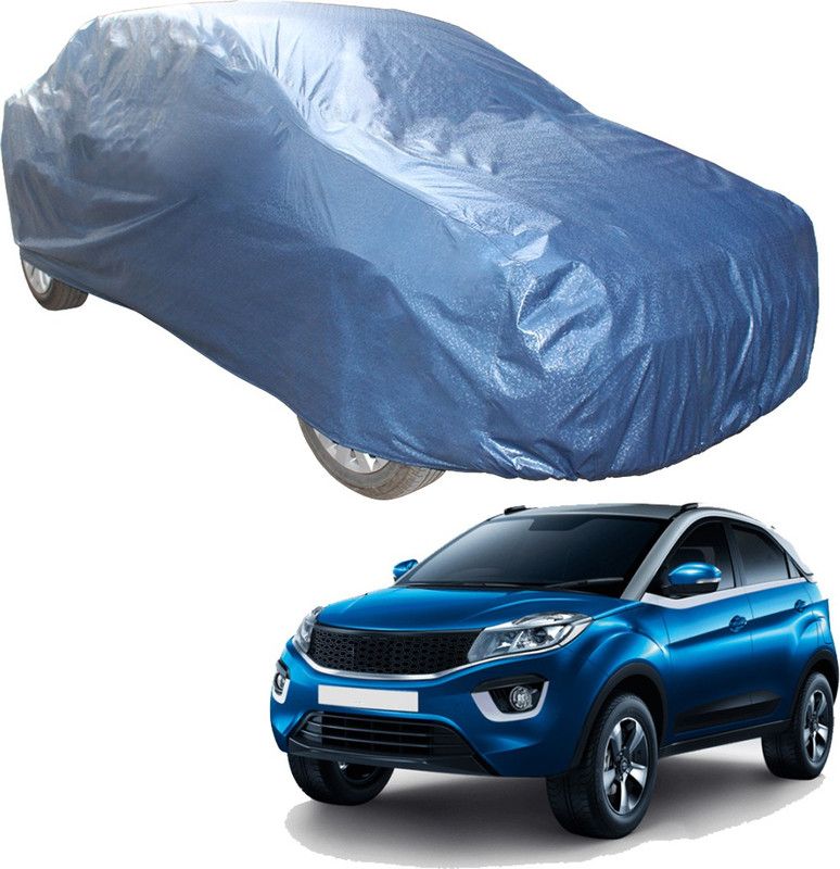 SS Zeeber Car Cover For Tata Nexon XM Diesel (Without Mirror Pockets)  (Blue)