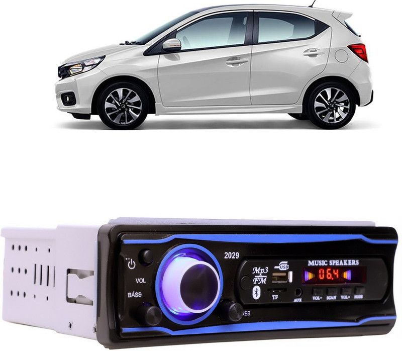 Bluedrum Blue Stereo-999 BLUETOOTH/USB/SD/AUX/FM/MP3 (BLUE & Black)-149 Car Stereo  (Single Din)