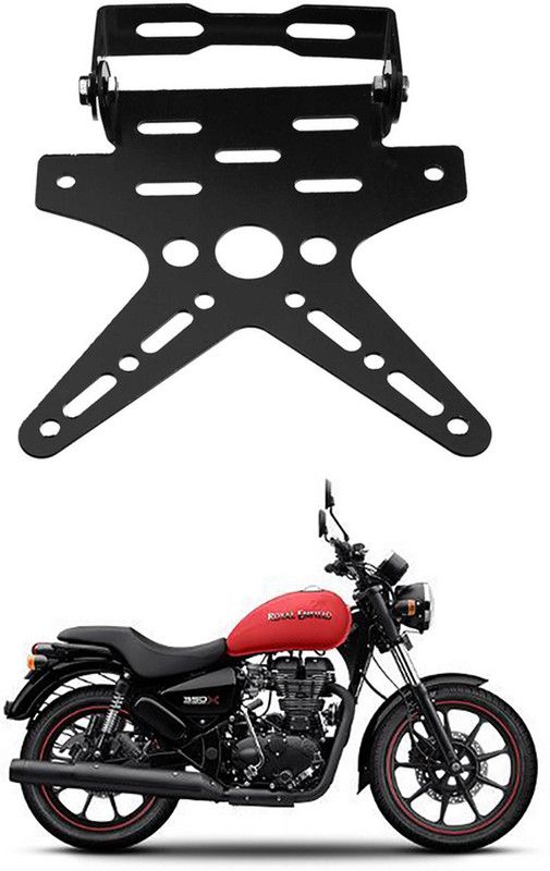 divis Bike License Number Plate Frame Holder Tail Tidy (Black) Bike Number Plate G-287 Bike Number Plate  (Aluminium 7 cm x 15 cm)