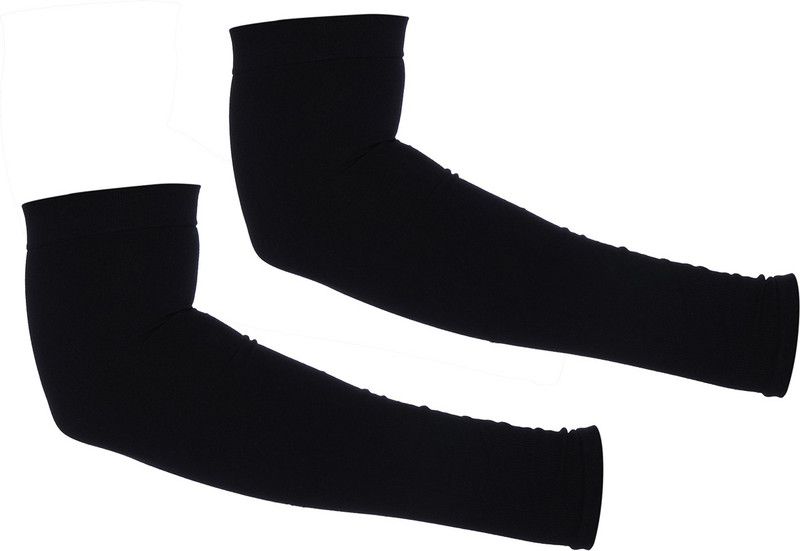 H-Store Polyester Arm Sleeve For Men & Women  (Free, Black)