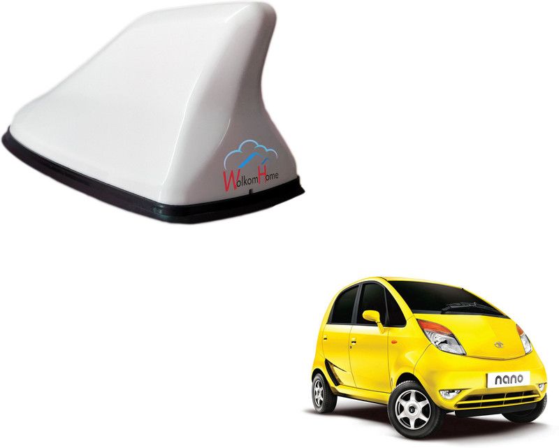 WolkomHome High performance Shark Fin Antenna White color Car FM Radio Signal Aerials for Tta Nno Shark_Fin_Whit_Tta_Nan Satellite Vehicle Antenna