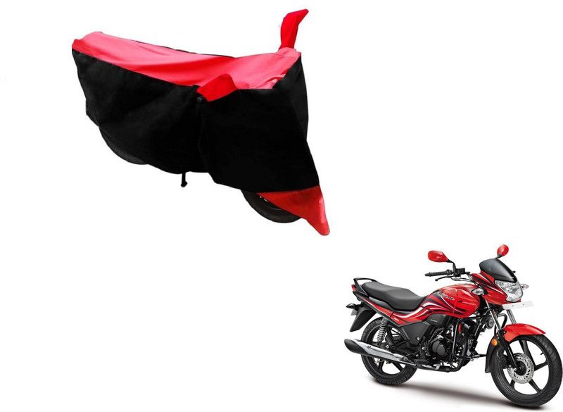 AUTYLE Two Wheeler Cover for Hero  (Passion Xpro, Black, Red)
