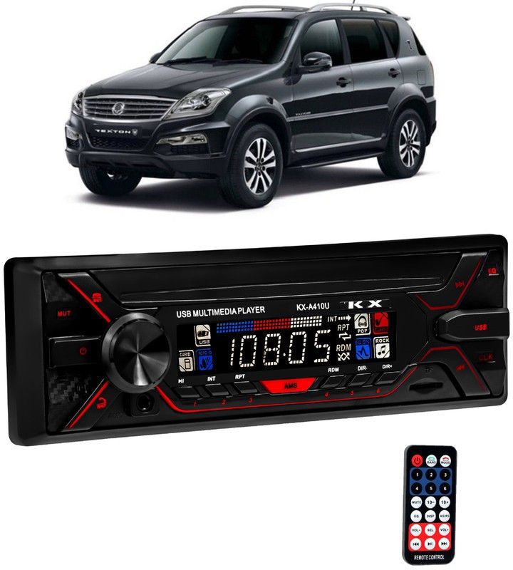 Dvis Car Stereo FX- A100U Car Stereo with Bluetooth, USB, SD Card , Aux D-1511 Car Stereo  (Single Din)