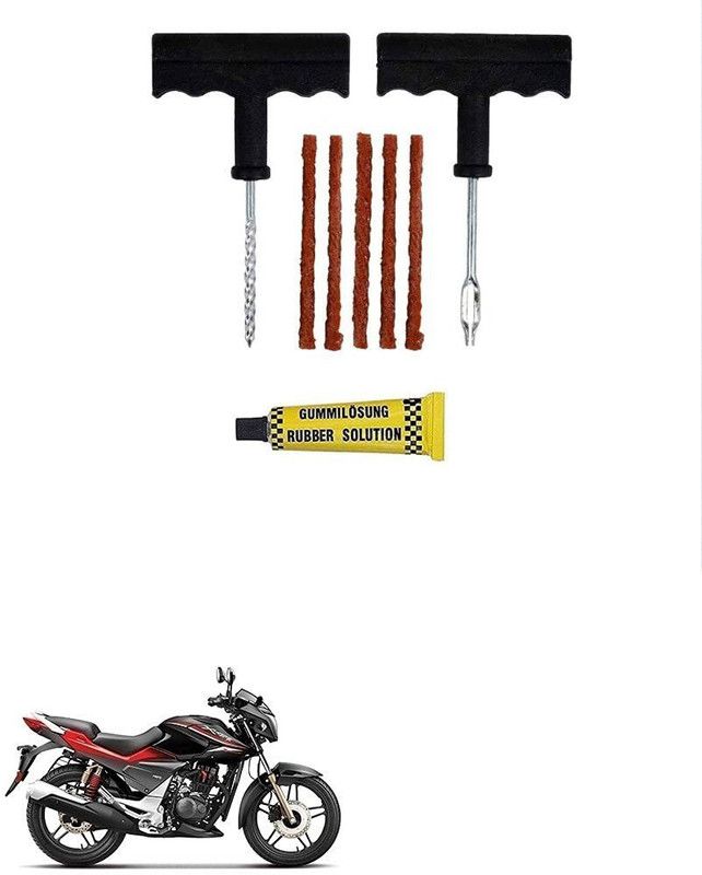 AS TRADERS Tubeless Tyre Puncture Repair Kit for Hero CBZ Extreme Tubeless Tyre Puncture Repair Kit