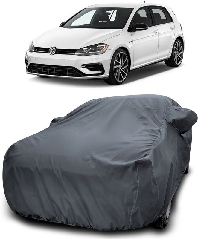 THE REAL ARV Car Cover For Volkswagen Golf (With Mirror Pockets)  (Grey)