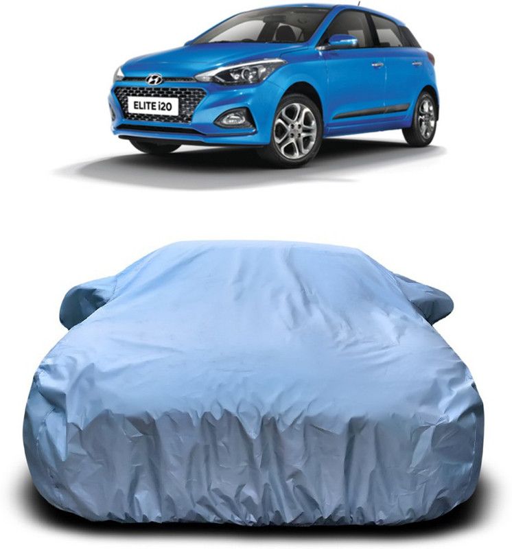 AUTOGARH Car Cover For Hyundai Elite i20 (With Mirror Pockets)  (Silver)