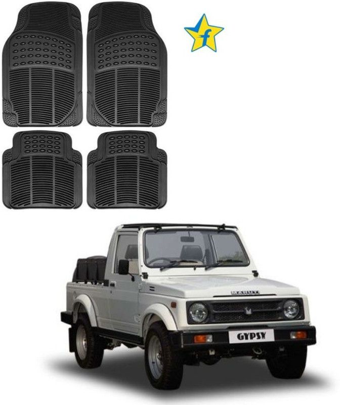Flipkart SmartBuy Rubber Standard Mat For Maruti Suzuki Jeep  (Black)