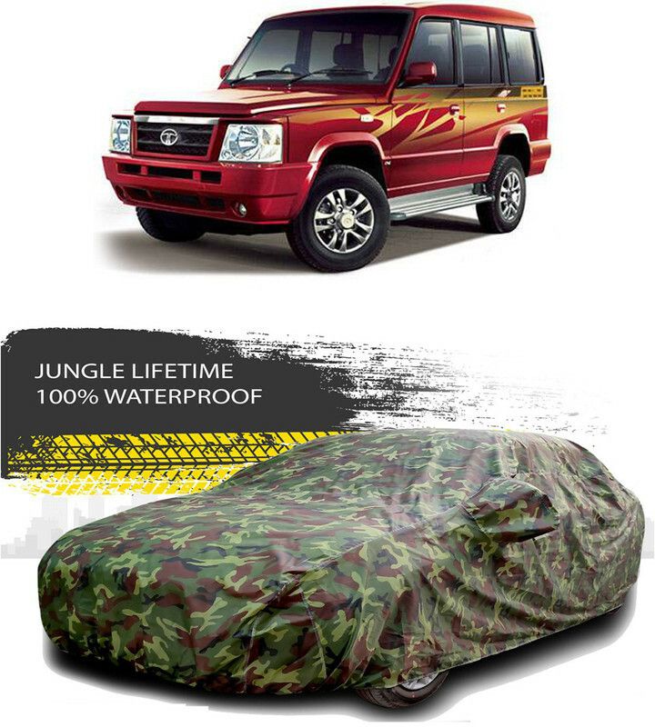 AutoTiger Car Cover For Tata Sumo Gold (With Mirror Pockets)  (Multicolor)