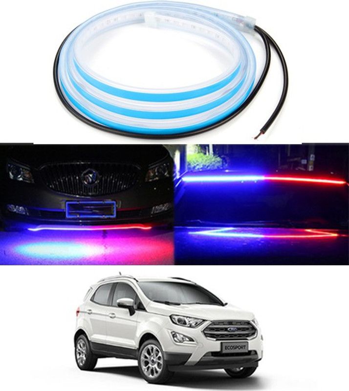 RKPSP 120cm LED Strip Flexible Police Light Car Hood/Trunk/Dashboard/Door For Ecosport Dash Light Car, Van LED for Ford (12 V, 12 W)  (Ecosport, Pack of 1)
