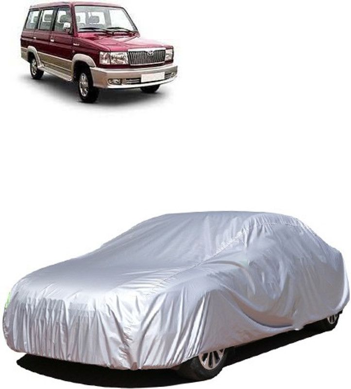 Kuchipudi Car Cover For Toyota Qualis (Without Mirror Pockets)  (Silver, For 2005, 2006, 2007, 2008, 2009, 2010, 2011, 2012, 2013, 2014, 2015, 2016, 2017, 2018, 2019, NA Models)