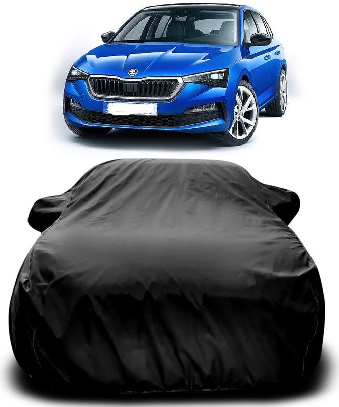 ARN Car Cover For Skoda Fabia (With Mirror Pockets)  (Black)