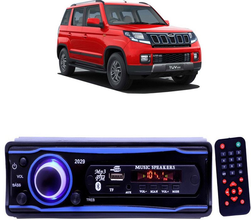 Purpleheart Blue 2029 USB/AUX/SD/BLUETOOTH/FM/MP3 BOOM MASTER STANDARD- P281 Car Stereo  (Single Din)