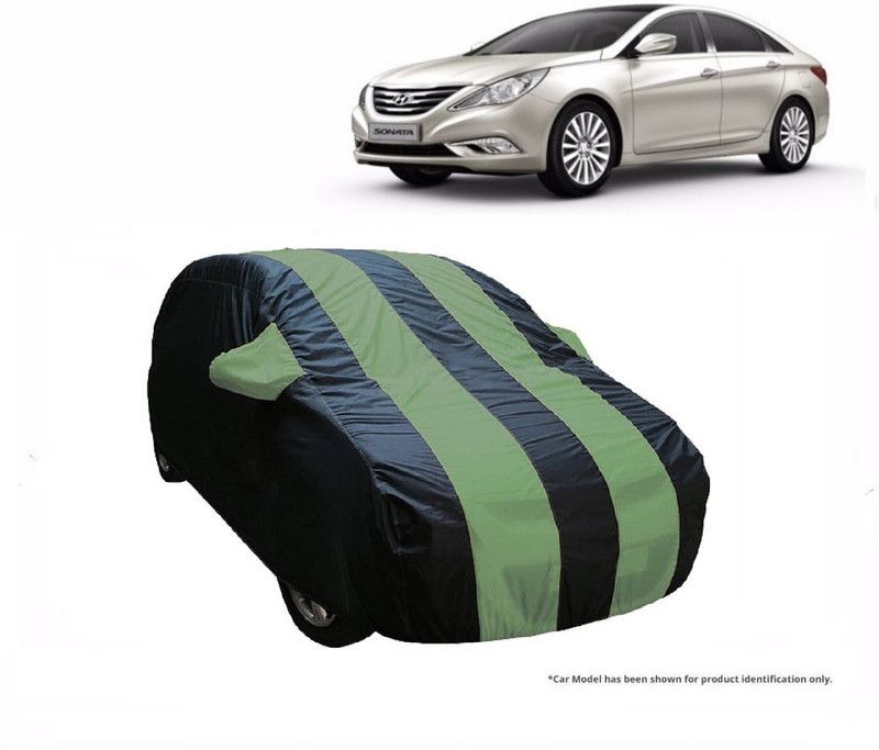 Flipkart SmartBuy Car Cover For Tata Sonata Embera (With Mirror Pockets)  (Green, Blue)
