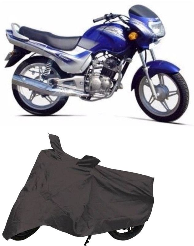 Carrogen Two Wheeler Cover for TVS  (Victor GLX, Grey)