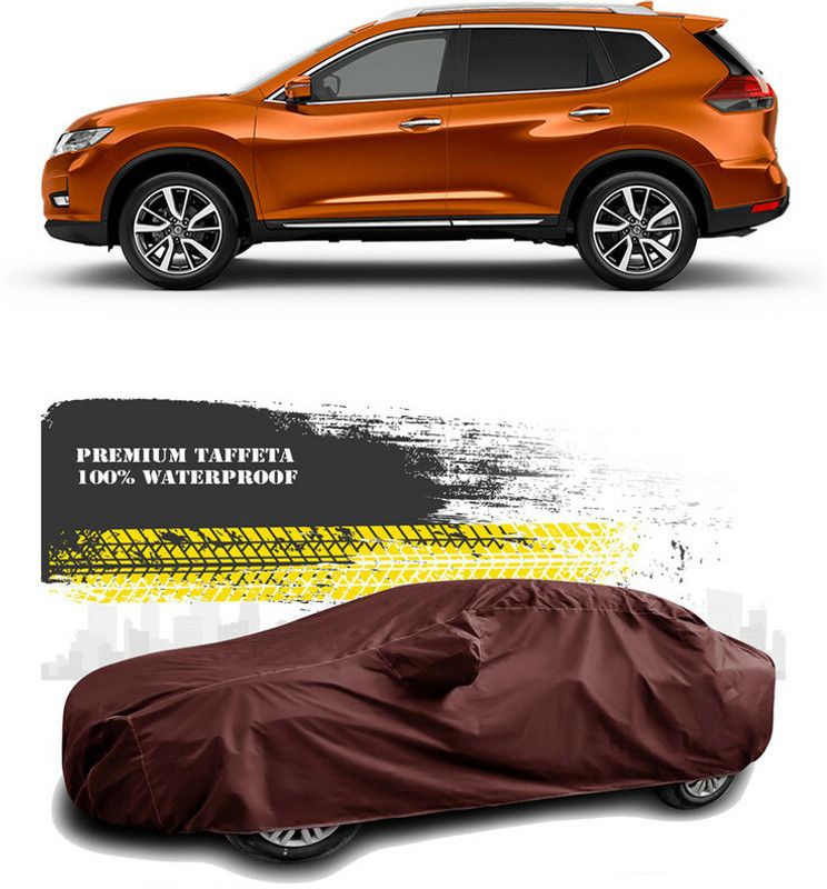 AutoTiger Car Cover For Nissan X-Trail (With Mirror Pockets)  (Maroon)